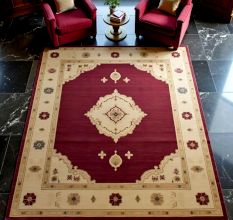 Handknotted Wool Tribal Geometric Rug